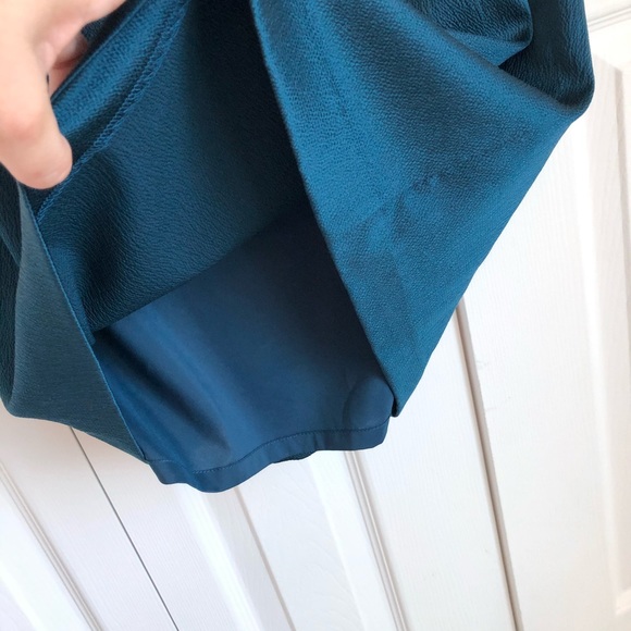Ann Taylor teal dress. 0P - Picture 3 of 8